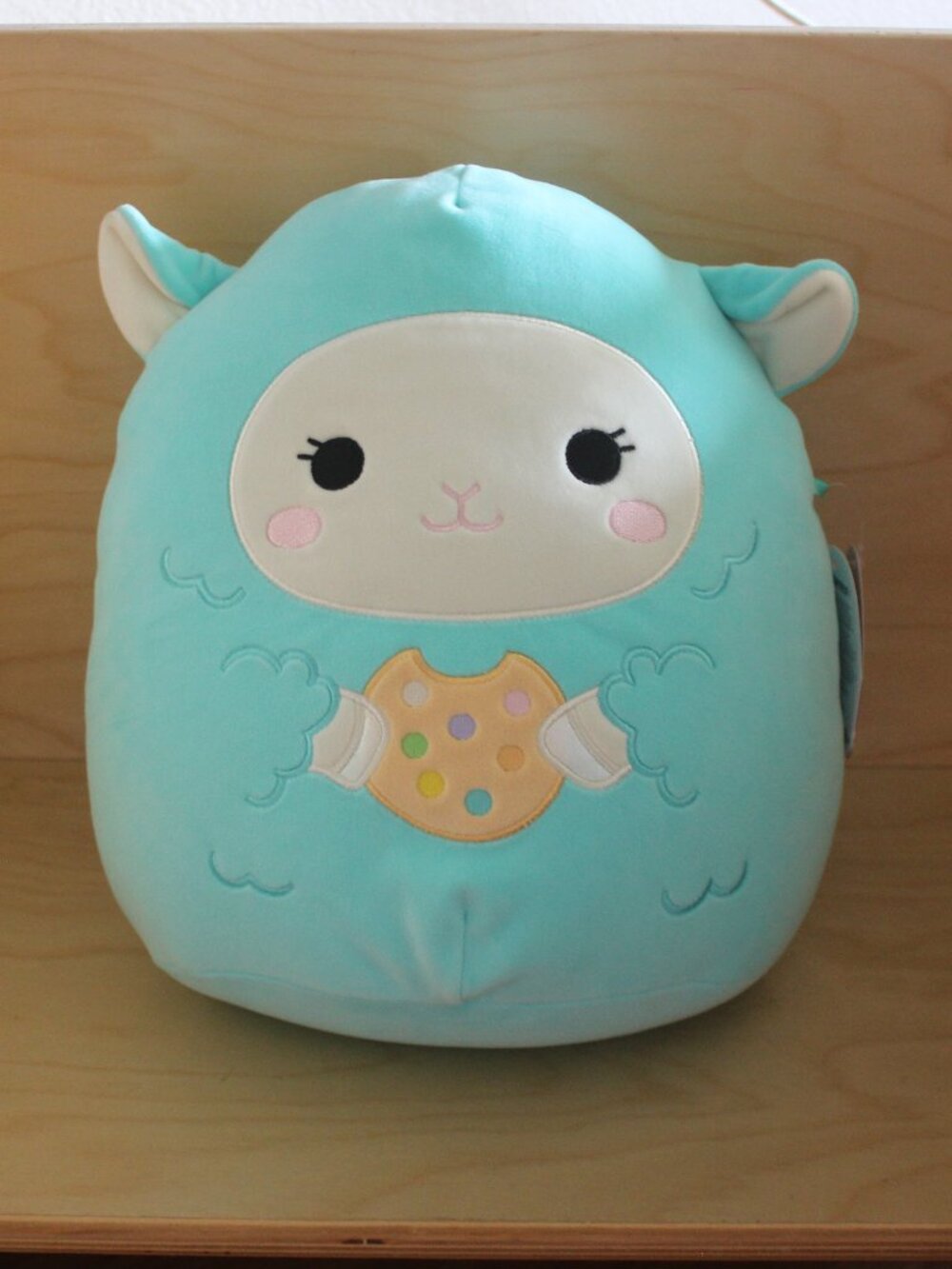 Squishmallows Jacob the Lamb Holding a Cookie 12"